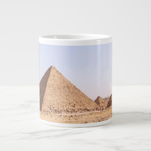 Pyramids of Giza Large Coffee Mug (Front)