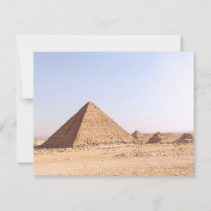 Pyramids of Giza Photography Invitation