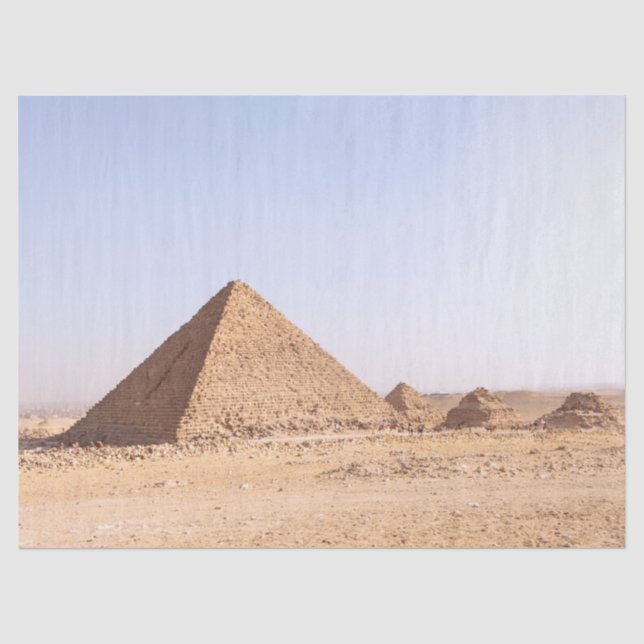 Pyramids of Giza Photography Tissue Paper (Front)
