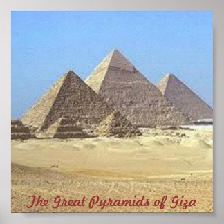 Pyramids of Giza Poster
