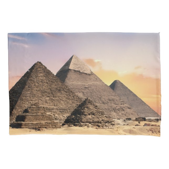 Pyramids Of Giza Travel Egypt Photo Pillowcase (Front)