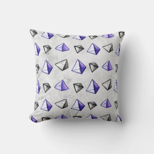Pyramids Pattern Geometry Math Teacher Cushion