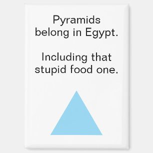 Pyramids refrigerator magnet