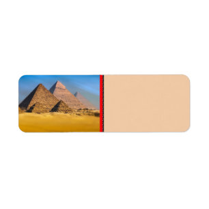 Pyramids Return Address Label