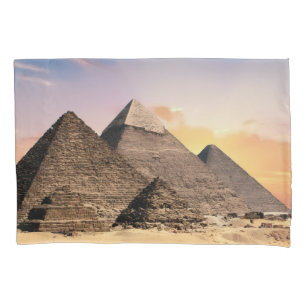 Pyramids Sphinx Ancient Egypt Pharaoh Khufu Desert Pillowcase
