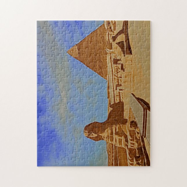 pyramids sphinx egypt jigsaw puzzle (Vertical)