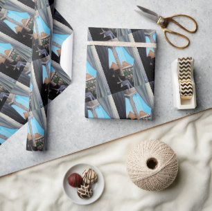 Pyramisa Hotel Painting by Alfred Fox Wrapping Paper