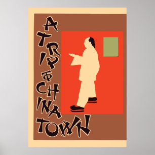 Pyrde & Nicholson A Trip To Chinatown Poster