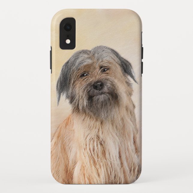 Pyrenean Shepherd Painting - Cute Original Dog Art Case-Mate iPhone Case (Back)