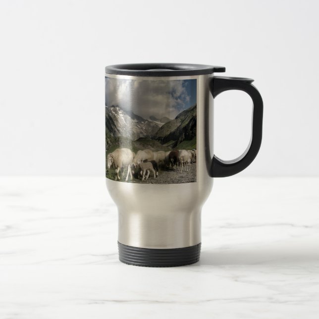 pyrenees landscape travel mug (Right)