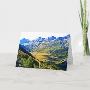 Pyrenees Mountains, France Card