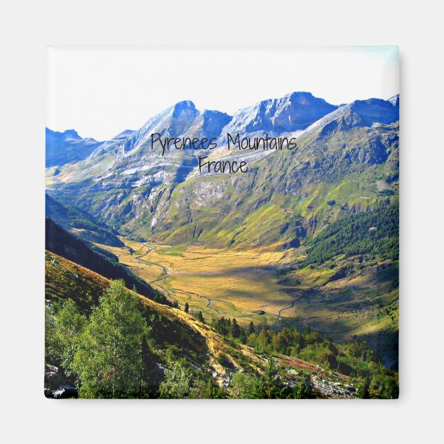 Pyrenees Mountains, France Magnet (Front)