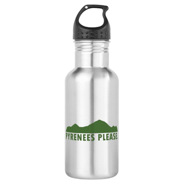 Pyrenees Please 532 Ml Water Bottle (Front)