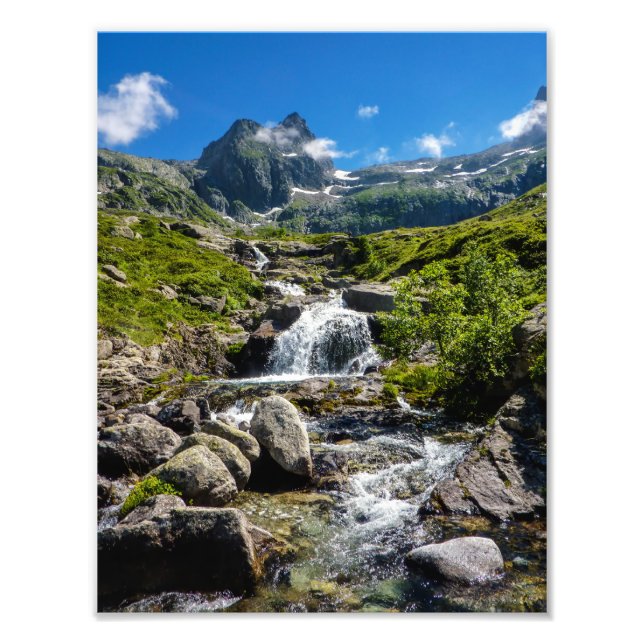 Pyrénées Stream Photo Print (Front)