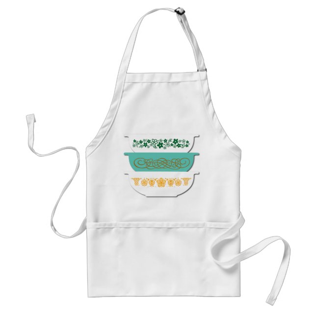 Pyrex 024 bowl stack apron (Front)