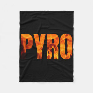 Pyro Camp Fire Pyromaniac Fleece Blanket