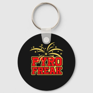 Pyro Freak Fireworks New Year Celebration Fun Gift Key Ring