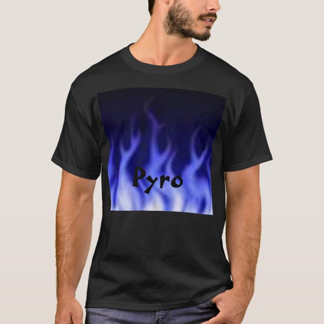 Pyro with Flames T-Shirt (Front)