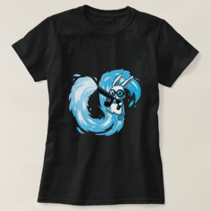 Pyromaniac Bunny ART Paint T-Shirt