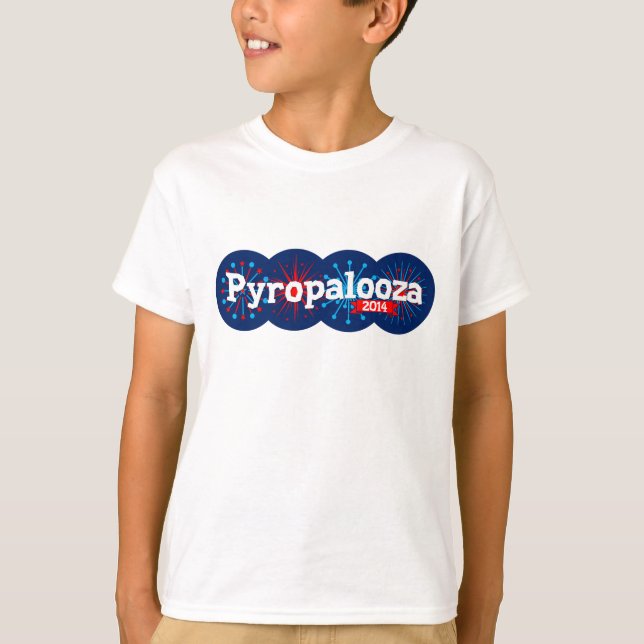 Pyropalooza kids tee (Front)