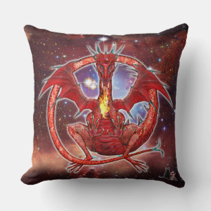 Pyrope Cosmic Dragon Cushion