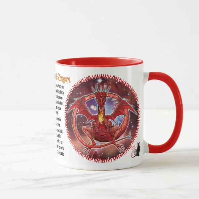Pyrope Cosmic Dragon Mug (Right)