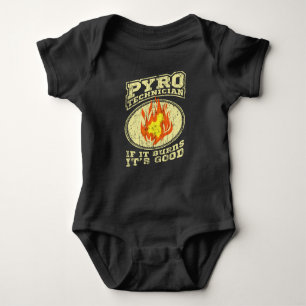 Pyrotechnician Crew Pyrotechnics Fireworks Pyro Baby Bodysuit