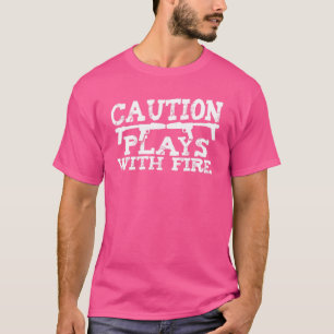 Pyrotechnics Flame Macine Fire Flaming Flamethro T-Shirt
