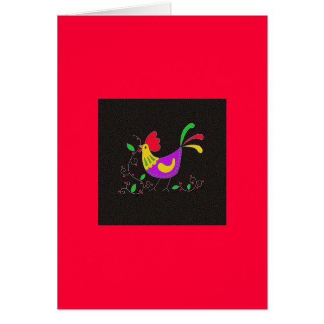 Pysanka Symbol: Rooster (Front)