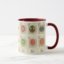 Pysanka Ukrainian Easter Eggs5 Two Tone Mug