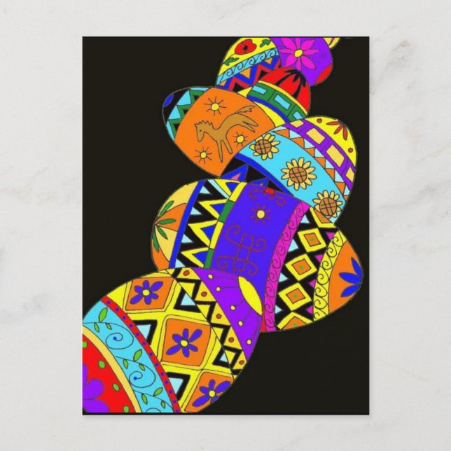 Pysanky Postcard (Front)