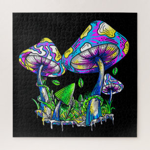 Pyschedelic Mushrooms  Jigsaw Puzzle