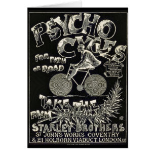 Pyscho Cycles - Vintage Bike Advertisement
