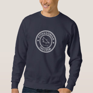 Pythagorean Theorem Blue Sweatshirt