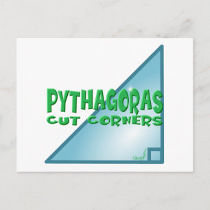 Pythagorean Theorem Postcard