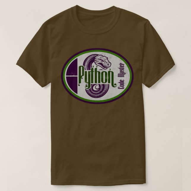 Python Code Master Session T-Shirt (Design Front)