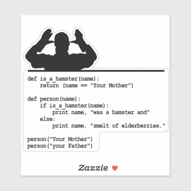 Python Code-Your mother was a hamster (Sheet)