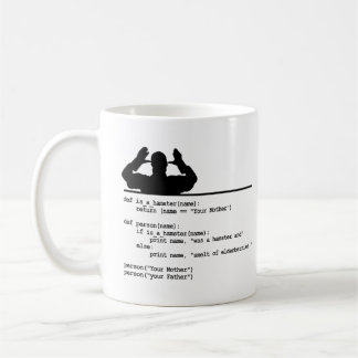 Python Code-Your mother was a hamster Coffee Mug