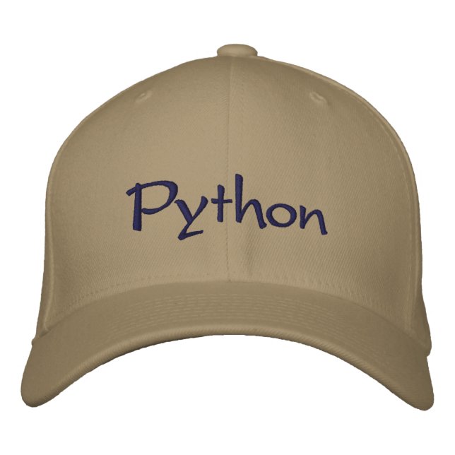 Python Embroidered Hat (Front)