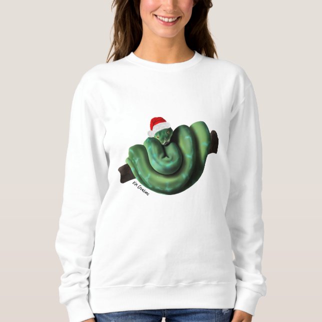 Python holiday sweater (Front)