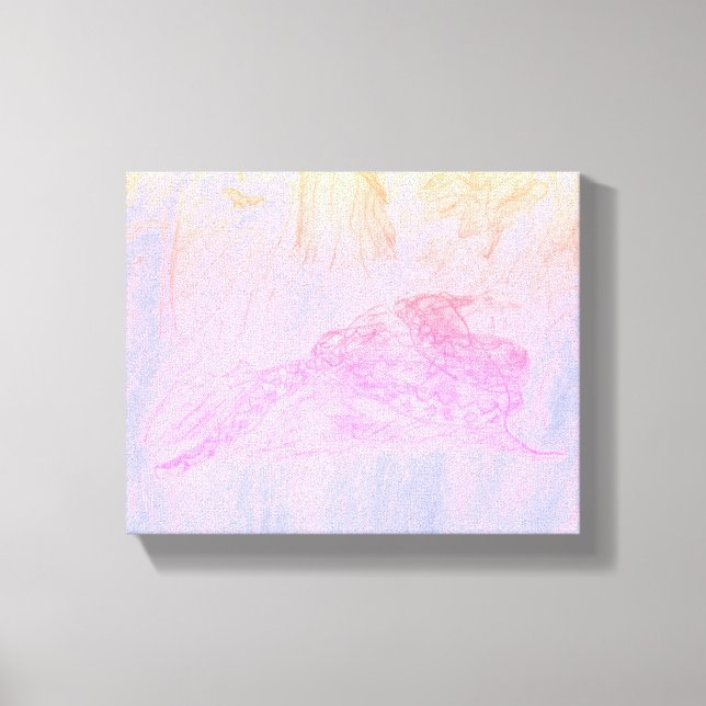 Python in Mist Canvas Print (Front)