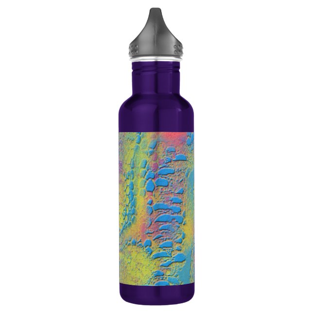 PYTHON - modern decorative fractal - 710 Ml Water Bottle (Left)