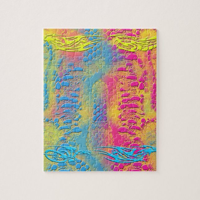 PYTHON - modern decorative fractal - Jigsaw Puzzle (Vertical)