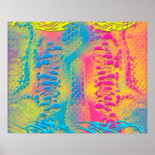 PYTHON - modern decorative fractal - Poster