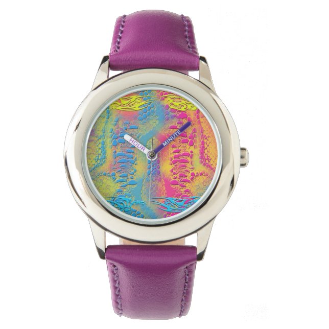 PYTHON - modern decorative fractal - Watch (Front)