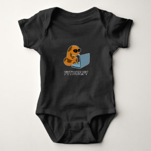Python Programmer Funny Snake Baby Bodysuit