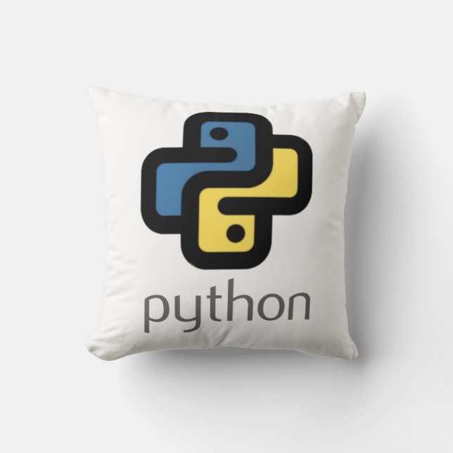 Python programming cushion (Front)
