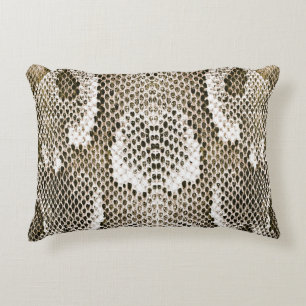 Python Skin: Animal Pattern Design Decorative Cushion