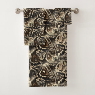 Python Skin Bath Towel Set