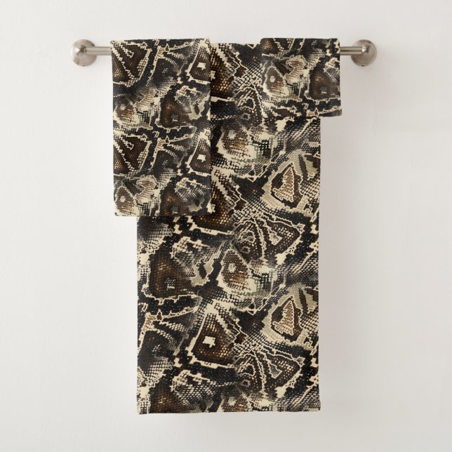 Python Skin  Bath Towel Set (Insitu)